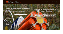 Desktop Screenshot of claytargetsonline.com