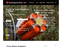 Tablet Screenshot of claytargetsonline.com